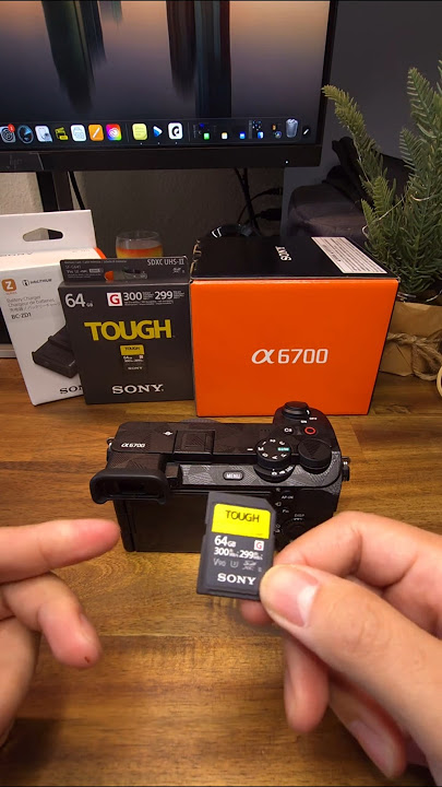How to Format SD Card- Sony A6700