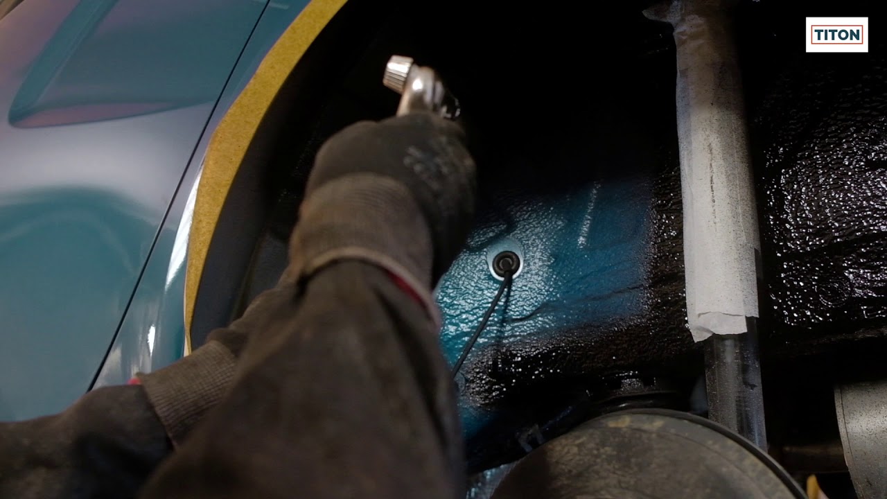 Антикоррозийная обработка днища автомобиля антикором Titon | Лада - YouTube