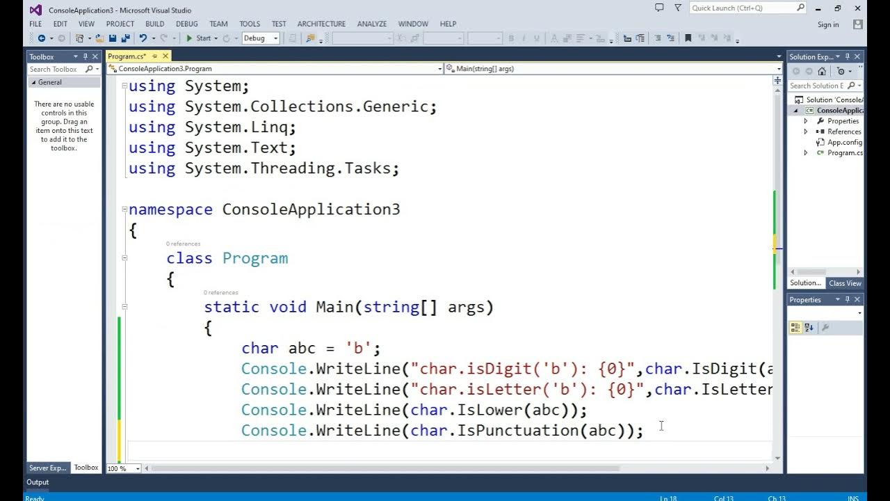 Char datatype with C# - YouTube