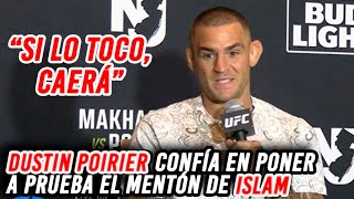 Dustin Poirier confía en sus puños frente a Islam Makhachev