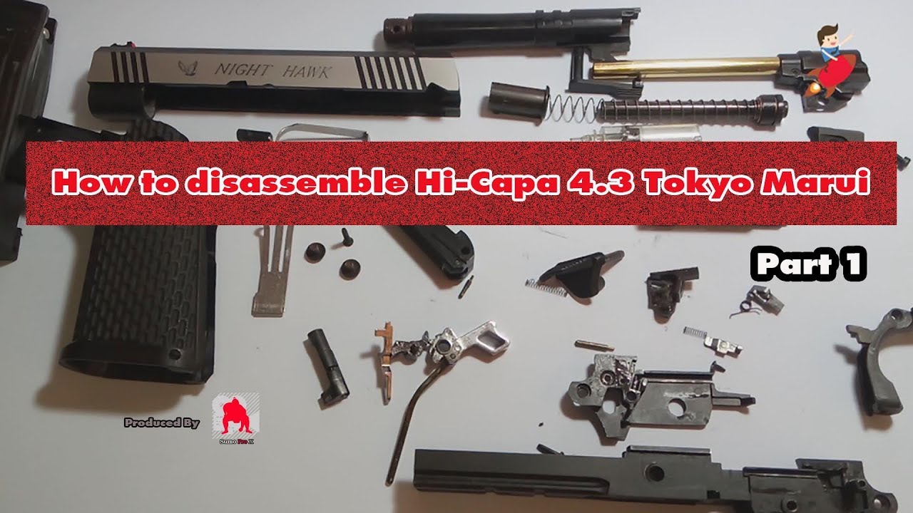 How to disassemble Hi-capa 4.3 Tokyo Marui