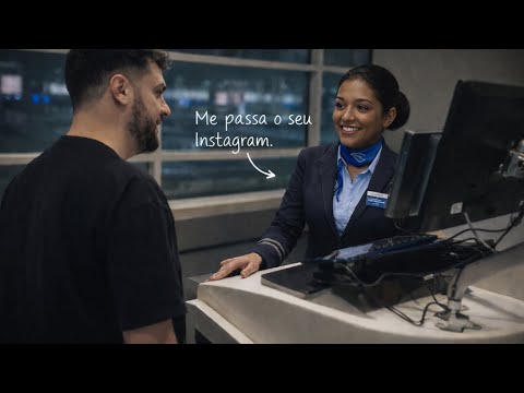 ATENDENTE GRINGA ME PEDIU ISSO NO AEROPORTO 