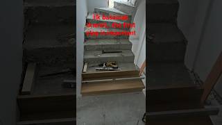 The first step is important...concrete staircase construction
