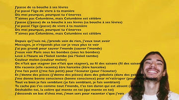 Columbine - Cache Cache (paroles) MDProd