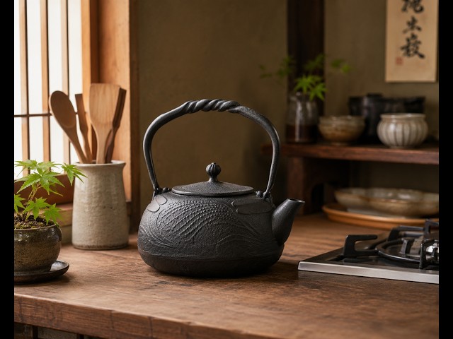 及富 南部鉄器 鉄瓶 とんぼ 1.2L 700100 Oitomi Cast iron kettle