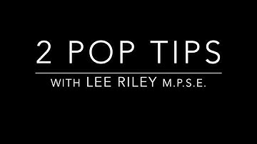 2 POP TIPS- Ep 03- WHY FOLEY?