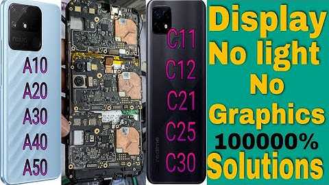 Realme C21 Narzo A50i graphics & display light problem | Realme C25 Narzo A30 light & graphics issue