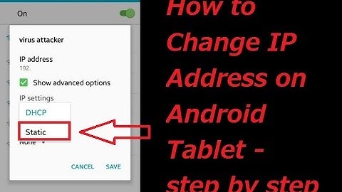 How To Set Static IP Address In Android IOS Mobile Device 2017