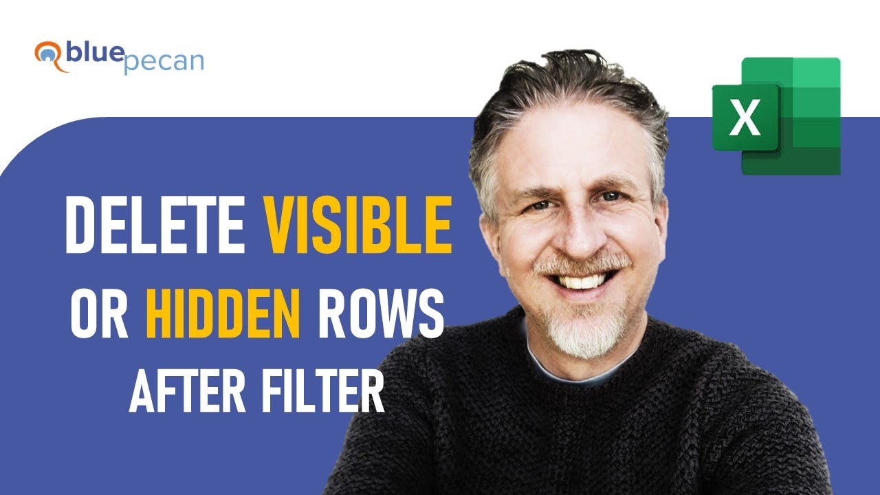 Delete Hidden or Visible Records after Applying Filter in Excel
