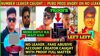 GODNIXON , MAXTERN EXPOSED NUMBER LEAKER | PUBG PLAYER ANGRY ON NO LEAKER | DOPEGOTNOCHILL CAUGHT