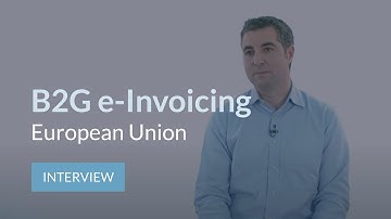 B2G e-Invoicing in the European Union