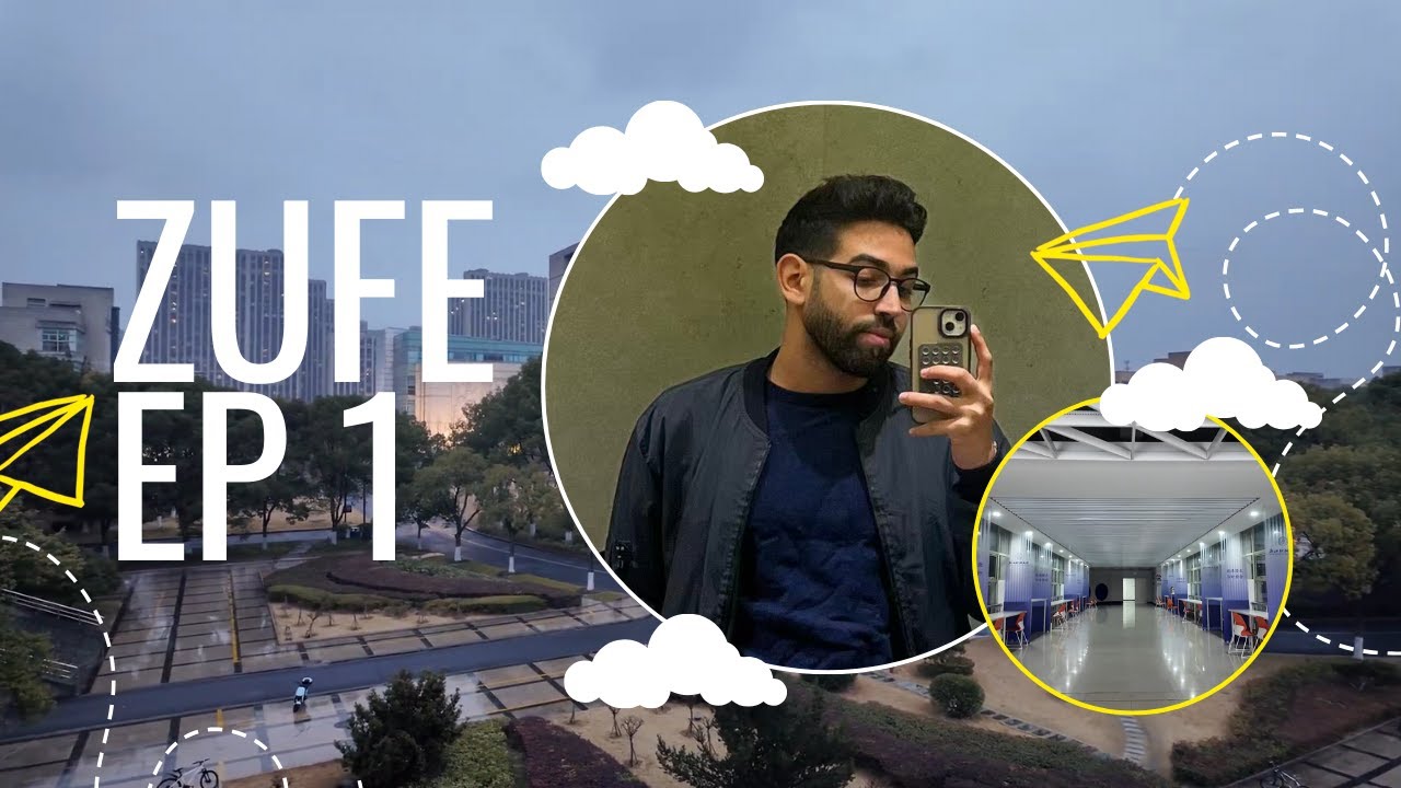 جولة شاملة في جامعة صينية (ZUFE)! 🎓🏀🍚 | السكن، المطاعم، كل المنشآت الرياضية والترفيهية | الجزء 1