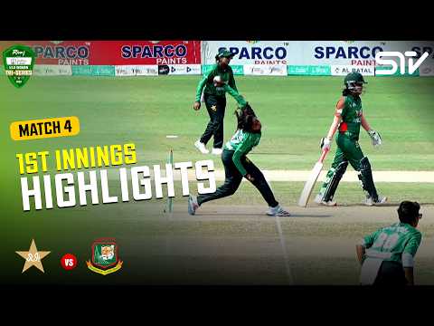 1st Innings Highlights | Pakistan vs Bangladesh | M4 | Women U19 Tri-Nation Series 2026| MZP1J