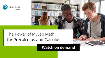 The Power of MyLab Math for Precalculus and Calculus – Webinar 31.10.23