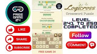 Logicross Level 241 To 250 Gameplay Video in (4K) #logicross #logicrossgame #gameplay Profile