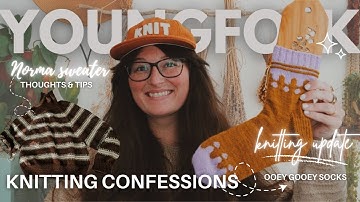 Before You Knit the Norma Sweater… Here’s What I Learned | Knitting Update + Ooey Gooey Socks