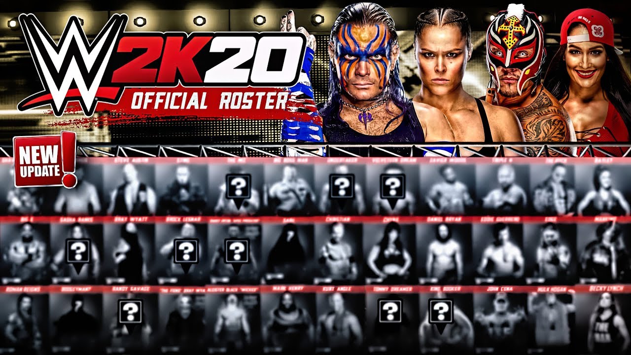 Wwe 2k20 Official Roster New Update All Superstars So Far Wwe 2k20 News Youtube