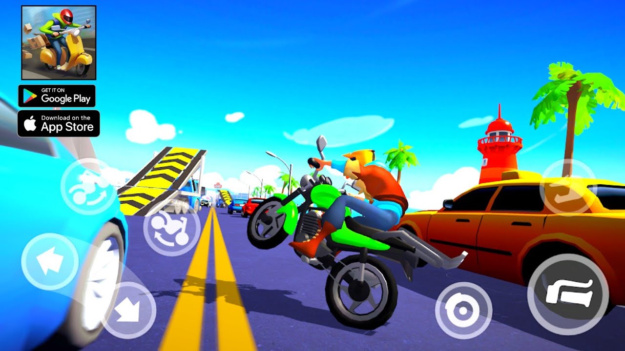 Moto City: Mad Bike Delivery Android Gameplay
