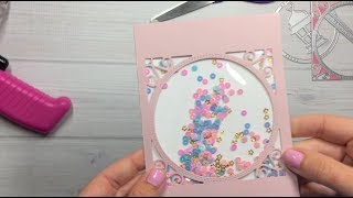 How to Make a Shaker Card- 6 different Ways! TUTORIAL