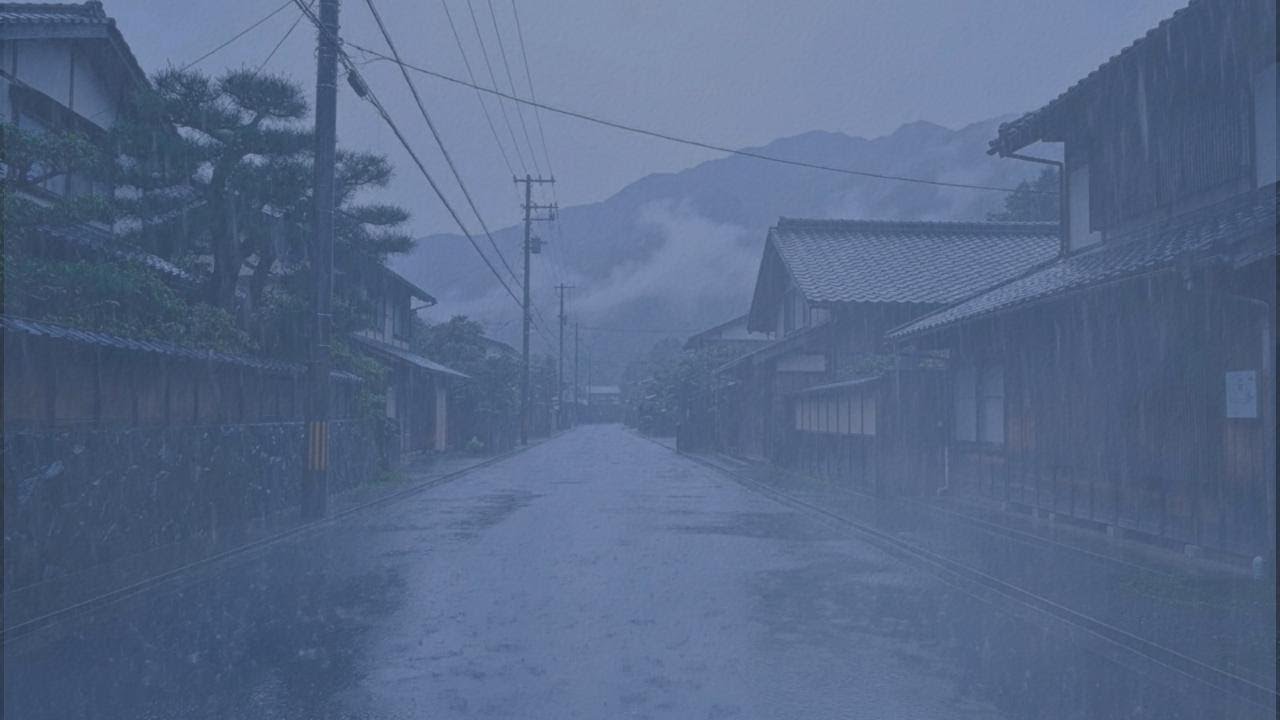 Heavy Rainstorm and Strong Thunder Sounds for Sleeping | ⛈️ Calm Rain on Cozy Night for Deep Sleep 😴