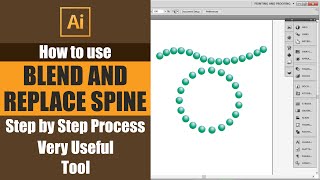 Replacing a Spine With a Blend in Illustrator | Adobe Illustrator Tutorial