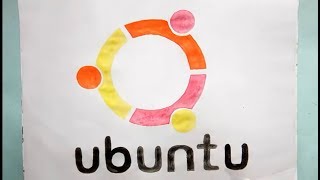 How to draw the linux ubuntu logo