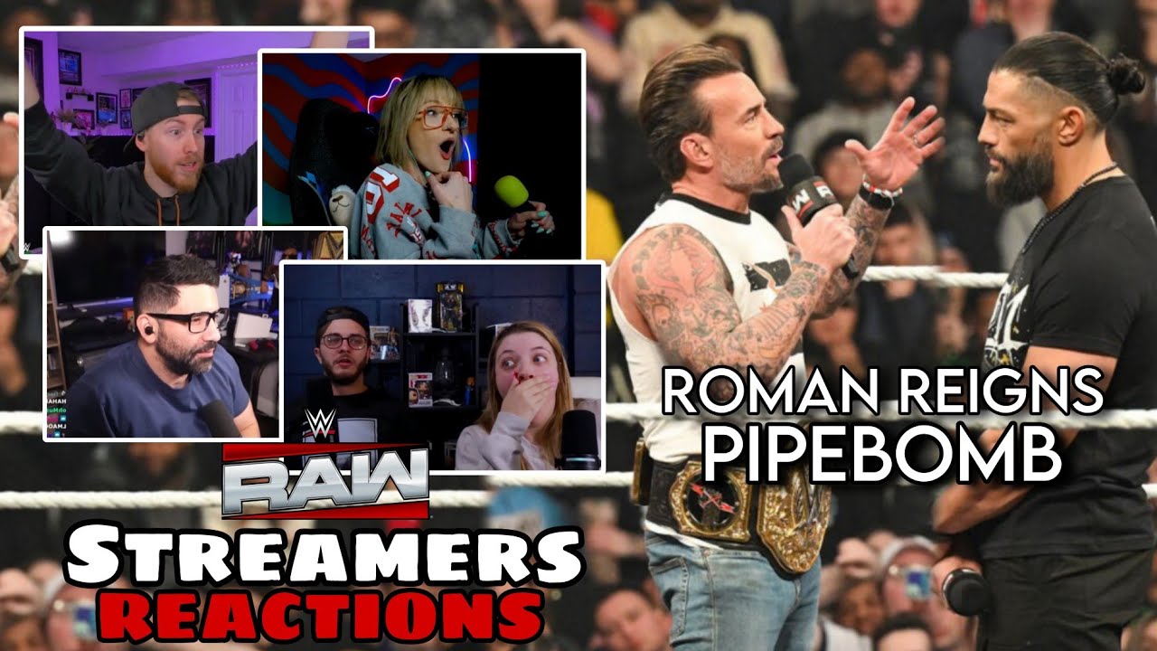 Роман Рейнс выбирает Си Эм Панка, используя промо-акция "Pipebomb" | Реакция стримеров