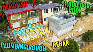 Big Progress at The $1,000,000 Pool Addition!