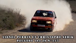 Rallye Terre des Cardabelles 2025 - Peugeot 104 ZS N°217 - Lionel PERRIN et Christophe SEDIK