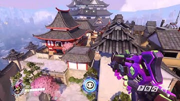 How to get out of the map on Hanamura | Overwatch