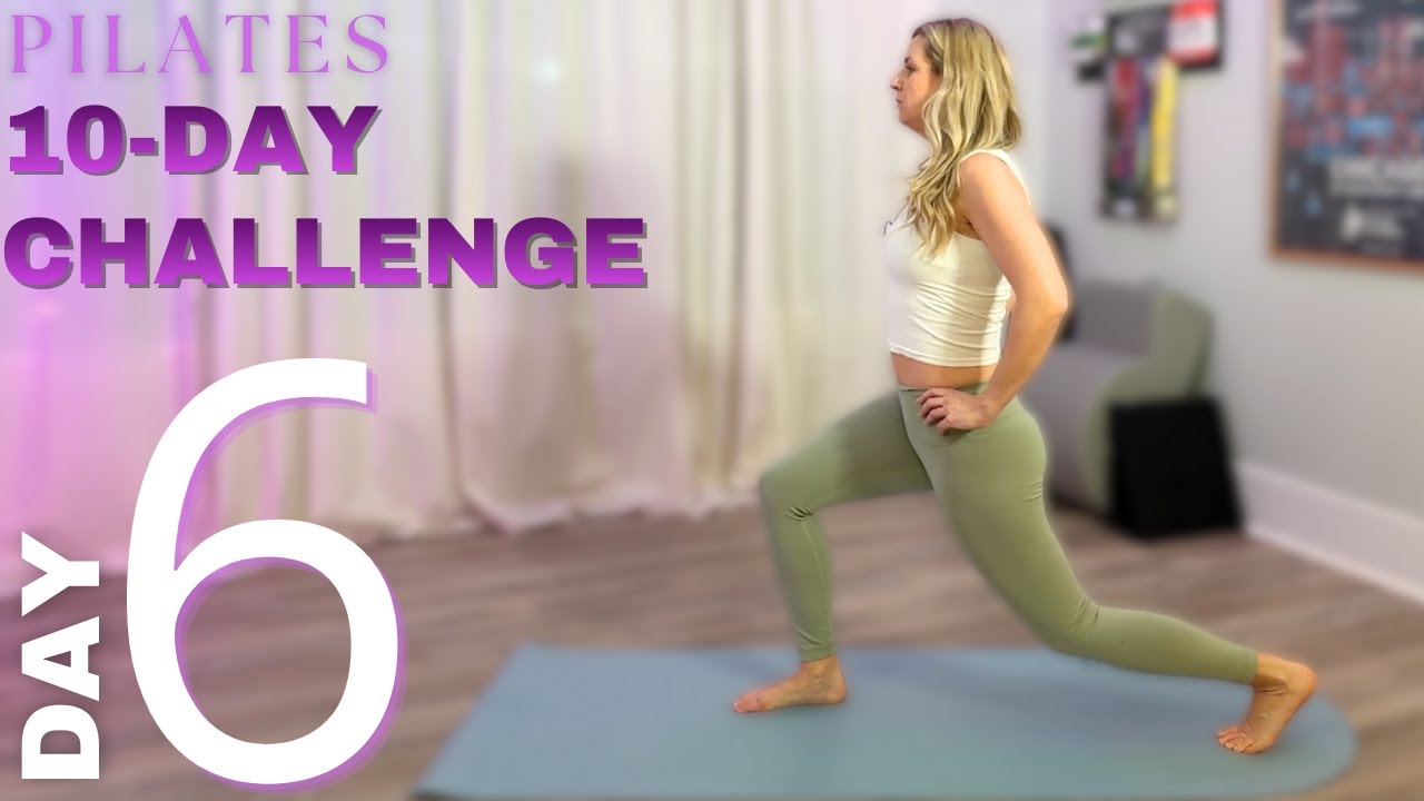 DAY 6 | Pilates Leg Day (10 Min) | 10-Day Challenge