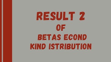 Beta second kind distribution/Result on distribution of ratio of two independent gamma variates