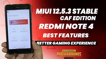 MIUI 12.5.3 CAF Edition for Redmi Note 4, Bug fix and improvements | Stable MIUI 12.5 CAF Edition
