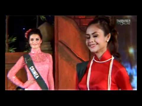 Miss Earth 2010 / Miss Ao Dai competition part 1