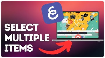 How to select multiple items on Explain Everything?