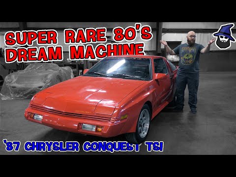 Super Rare 1987 Chrysler Conquest in the CAR WIZARD&rsquo;s shop!