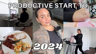 DAY IN THE LIFE // 2024 goals, creating better habits + very productive work from home day! by Keisha Pettway 684 views 3 months ago 30 minutes