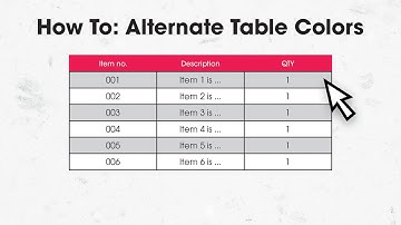 How to alternate table row color on InDesign (Quick & Easy Tutorial!)