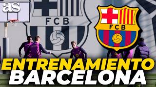 FC Barcelona TRAINING: all the latest news from the Blaugrana team's session