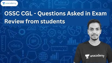 OSSC CGL - Questions Asked in exam | Review from students by Subrajit sir