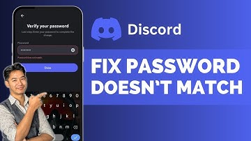 How To Fix Password Doesn’t Match On Discord | Discord Password Not Working !