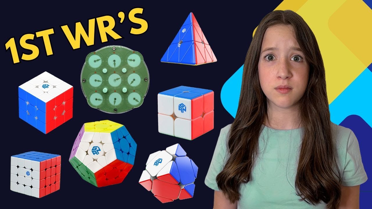 Can I Beat the FIRST RUBIK'S Cube WORLD RECORDS? - YouTube