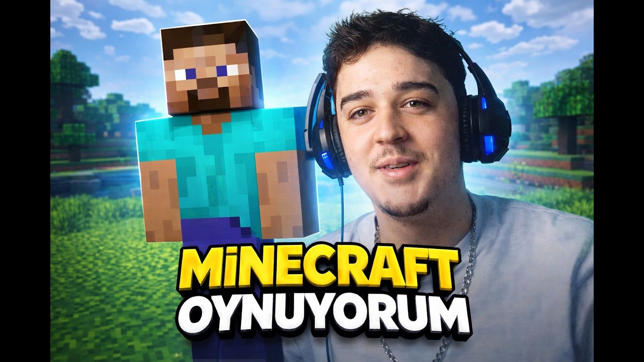 İlk Gün Köylülerle Ticaret Yaptım ve Elmas Set Aldım! - Minecraft Survival #1