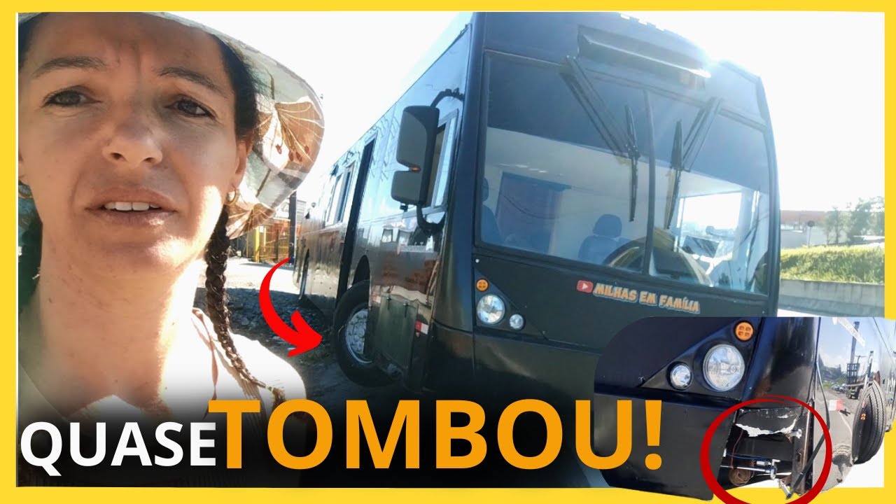 T2-E39 Depois de QUEBRAR o PARACHOQUE quase TOMBAMOS na BR470. Corremos  RISCO REAL. Vida na estrada