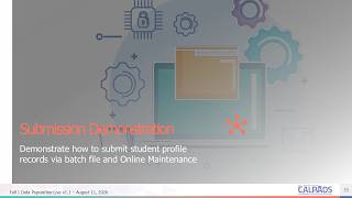 26/27 CALPADS Fall1 Data Population - Module E - Student Program