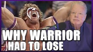 We had to get the WWE title off the Ultimate Warrior.