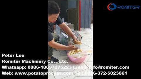 Automatic Potato Wedge Shape Cutting Machine