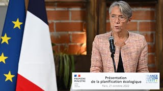 Élisabeth Borne expose son plan pour une France 