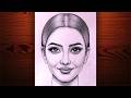 how to draw a face