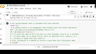 Naive Bayes classifier machine learning algorithm || Implementation using Python || Colab ||